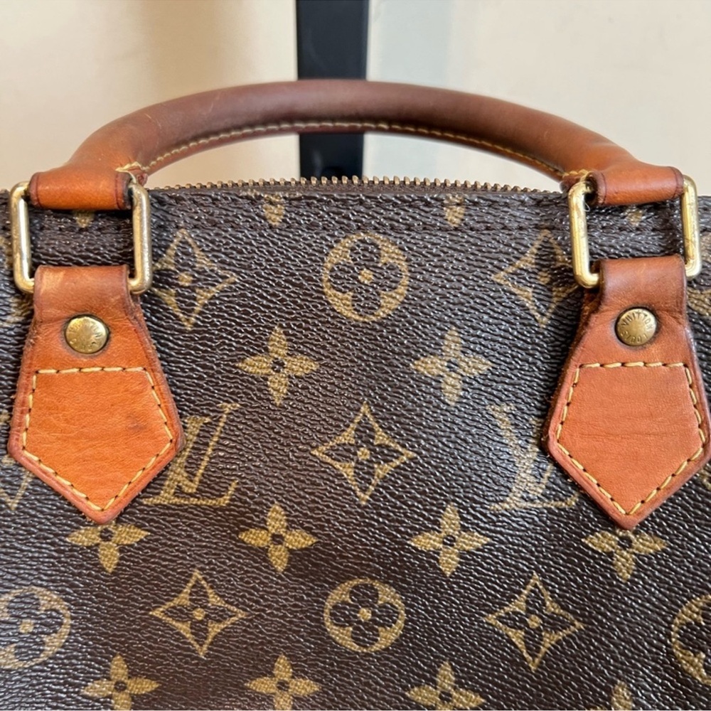 Louis Vuitton Brown Monogram Satchel - Picture 4 of 16